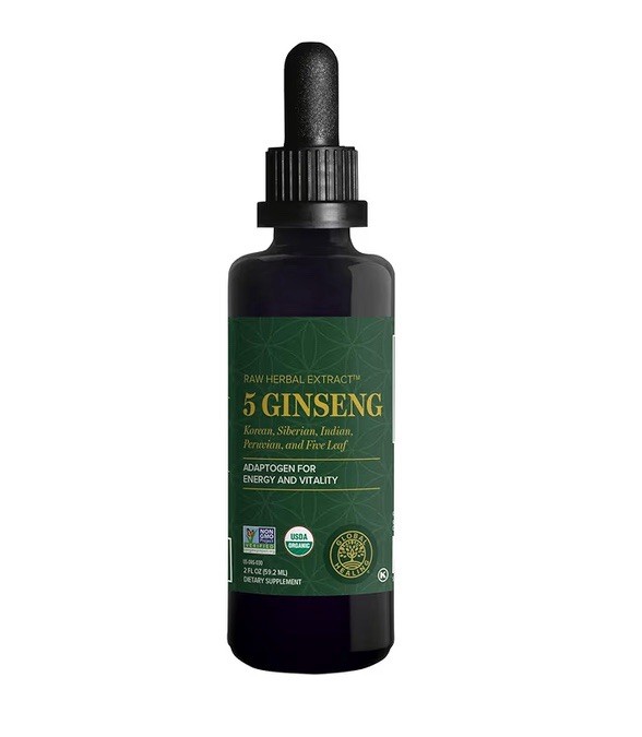 Global Healing Ginseng Liquid Extract 2oz Organic Herbal Supplement Exp. 12/2028