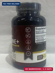 NutriFlair Berberine HCl 1200mg, 120 Capsules – Plus Ceylon Cinnamon, Berberine