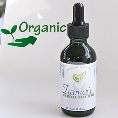 Turmeric Tincture Organic Liquid Herbal Drops Pain Digestive Heart Brain Aid 2oz
