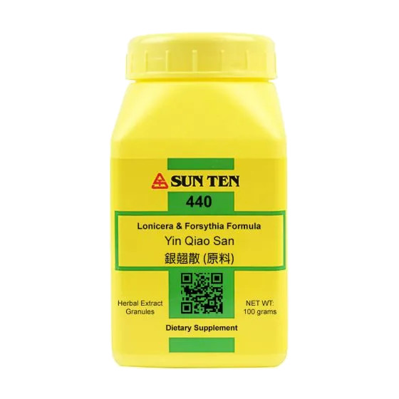 Sun Ten – Lonicera & Forsythia Formula Granules / Yin Qiao San / 銀翹散