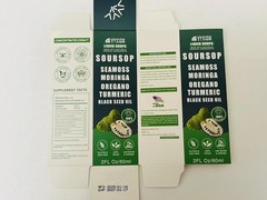 Soursop Bitters Liquid Drops 10 in 1 with Sea Moss, Moringa, Turmeric, Black See