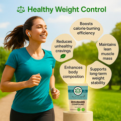 Rhubarb Compound Capsule 5000mg (3%Anthraquinones)-Weight Control, 100% Vegan