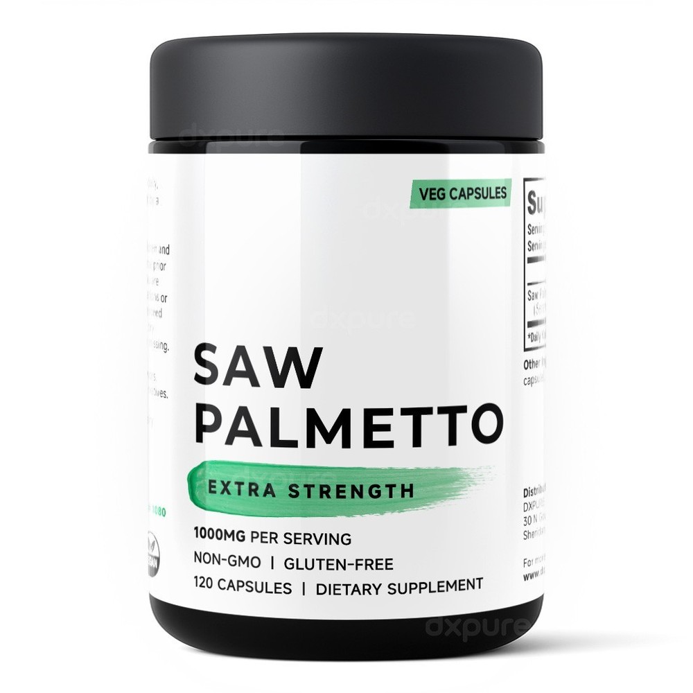 Saw Palmetto Extra Strength Prostate Supplement – 1000mg – 120 Capsules