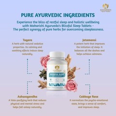 2 x Maharishi Ayurveda Blissful Sleep 60 Tablets each For Sleep Management