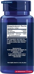 Life Extension Vitamin D3 25 mcg (1000 IU), Immune System Support, Bone Health