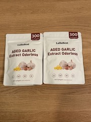 2 PK’s 300 Softgels Aged Garlic Extract – Odorless Aged Garlic Supplements