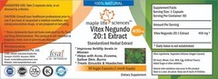 Vitex Negundo 20:1 Extract Capsules Improves fertility in women Acne Eczema