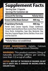 green coffee beans – GREEN COFFEE CLEANSE 800mg – appetite suppressant -1 Bottle