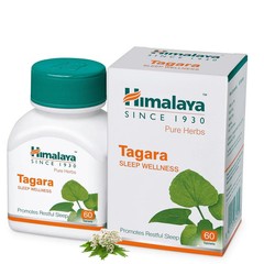 Himalaya Tagara 60 Tabs Calm Relaxation Herbal Supplement Pack of 5 Exp 05-2028