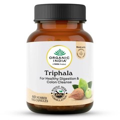 Organic India Triphala 60 Capsules Ayurvedic Digestive Gut Health Herbal 5 Pack