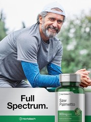 Horbäach Saw Palmetto Extract | 200 Capsules | Non-GMO and Gluten Free