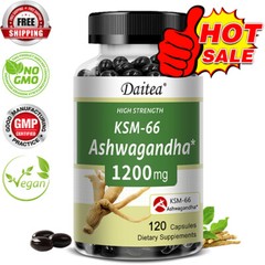 Ksm-66 Ashwagandha 1200mg – Helps Muscle Recovery After Exercise & Improves Mood