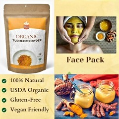16oz ORGANIC TURMERIC POWDER Non-GMO, Curcumin, Gluten Free, Free Shipping