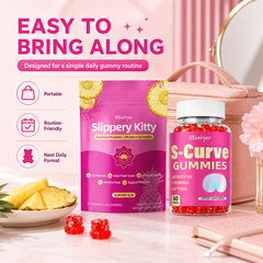 Himiyer Gummy Duo: Slippery Elm Probiotic + S-Curve Firming Gummies