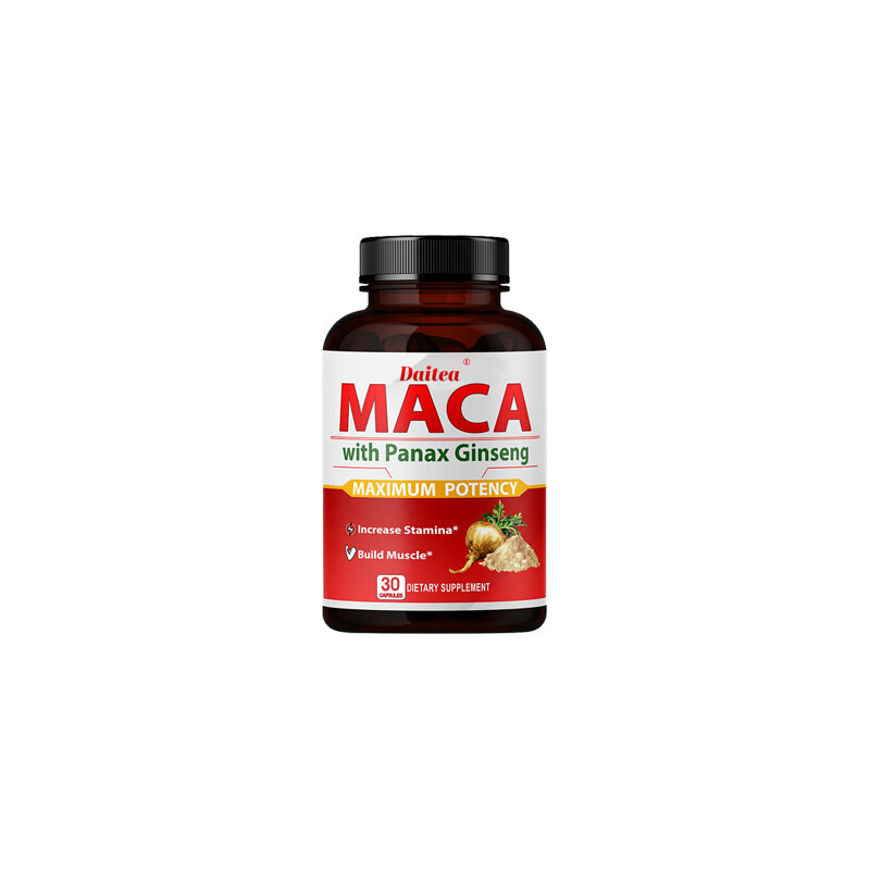 Maca Root 6000mg -30/60/120caps Hormonal Balance, Pure Natural Vegan Gluten-Free