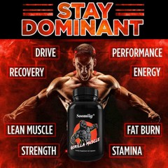 Gorilla Muscle Supplement Endurance, Libido & Muscle Support,Energy Booster