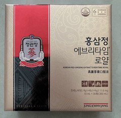jung kwan jang KOREAN RED GINSENG EXTRACT EVERYTIME ROYAL 10ml x 30 bags