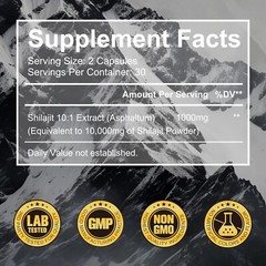 Pure 100% Himalayan Shilajit, Soft Resin, Organic Extremely Potent, Fulvic Acid