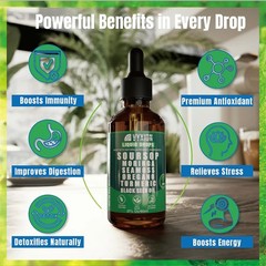 2 PACKS-VYXION Soursop Bitters Liquid Drops – Immunity, Liver, Gut & Antioxidant