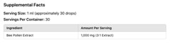 Bee Pollen Granules Bee Pollen Tincture Bee Pollen Extract Liquid Made in USA