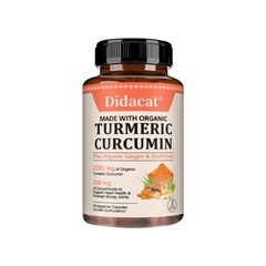 Curcumin Capsules – Supports Bone, Joint and Heart Health, 30/60/120 Capsules
