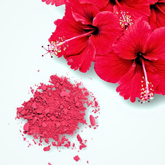 Hibiscus Flower Powder | Natural Organic Gudhal China rose Food Grade Herbal Tea