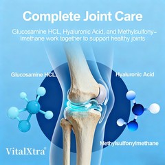 Glucosamine Chondroitin Msm Hyaluronic Acid Joint Health Support 30-120 Pills