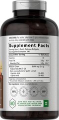 Keto MCT Oil Capsules 3600Mg | 300 Softgels | Coconut Oil Pills | Non-Gmo and Gl