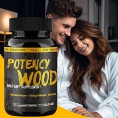 60pcs Potency WoodCapsule Organic Herbal SupplementDietary Capsules Pure Formula