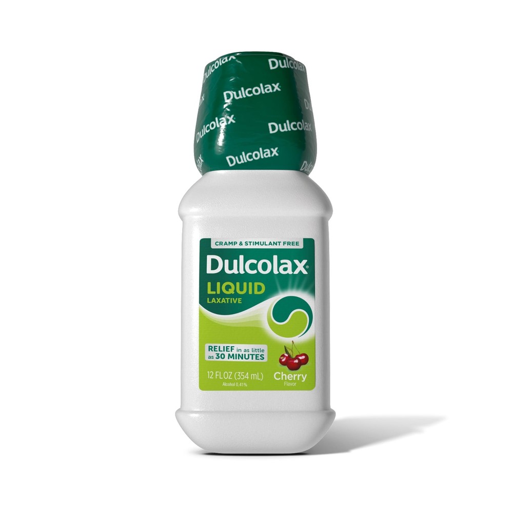 Dulcolax Saline Laxative Liquid, Fast & Gentle 12 Fl Oz (Pack of 1), White