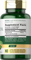Peppermint Oil Softgels 50mg | 150 Count | with Rosemary & Thyme | by Carlyle