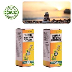 Natural Stress Relief Sleep Aid Drops Mint Hawthorn Valerian Calming Anxiety