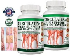 New 3 x Bottle Healthy Legs Support Circulation Vein 180 Capsules Free Shipping