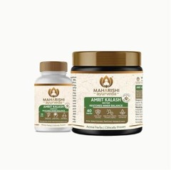 Maharishi Amrit Kalash Dual Pack – 600gm Nectar Paste & 60 Tablets Ambrosia