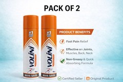 Volini Spray 100g External Muscle & Joint Comfort Support Pack of 2 Free ship