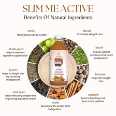 Seed & Herbs Slim Me Active Juice 1L Herbal Ayurvedic Wellness Drink No Sugar FS