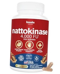 Nattokinase Supplement – 4,000 FU Per Serving – Vegan, Non-GMO, Gluten-Free –