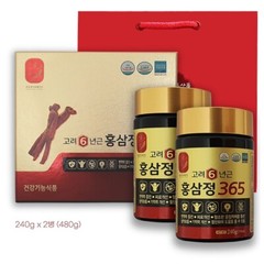 KOREA NO.1 Korean 6 Years Red Ginseng Extract 365, Saponin 240gx4ea 2ea Healthy