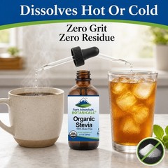 Best Liquid Stevia Without Erythritol? Pure Mountain Botanicals Organic Stevia
