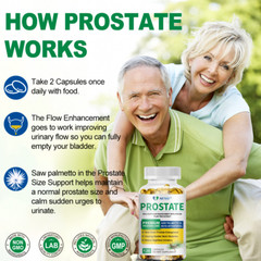 Saw Palmetto Premium Prostate Health Support Supplement for Men Health 120 Caps