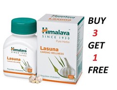 Himalaya Herbal Lasuna 60 Tablets Pack Free Worldwide Shipping BUY 3 GET 1 FREE
