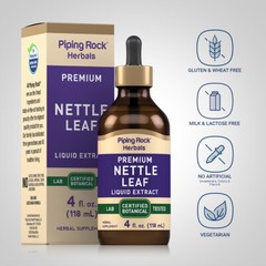 Nettle Leaf Extract | 4 fl oz | Premium Liquid | Alcohol Free | by Piping Rock