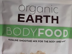 ORGANIC EARTH – Body Food – Alkaline smoothie Mix – 8 oz – 70 Servs – Exp 4/2026
