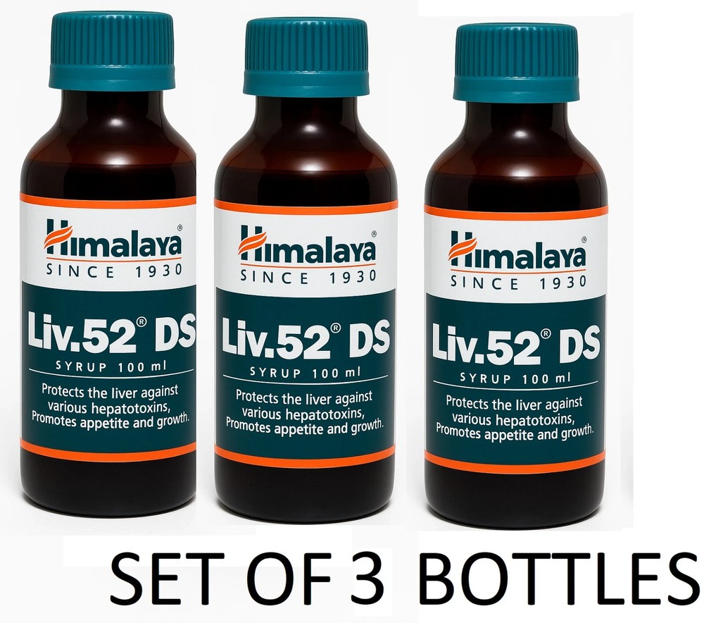 Liv 52 DS 100ml x 3 | Sealed | Expiry 12/2026 Free And Fast Shipping