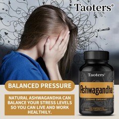 Ashwagandha 1200mg High Potency 5% Withanolides 30/60/120 Capsules