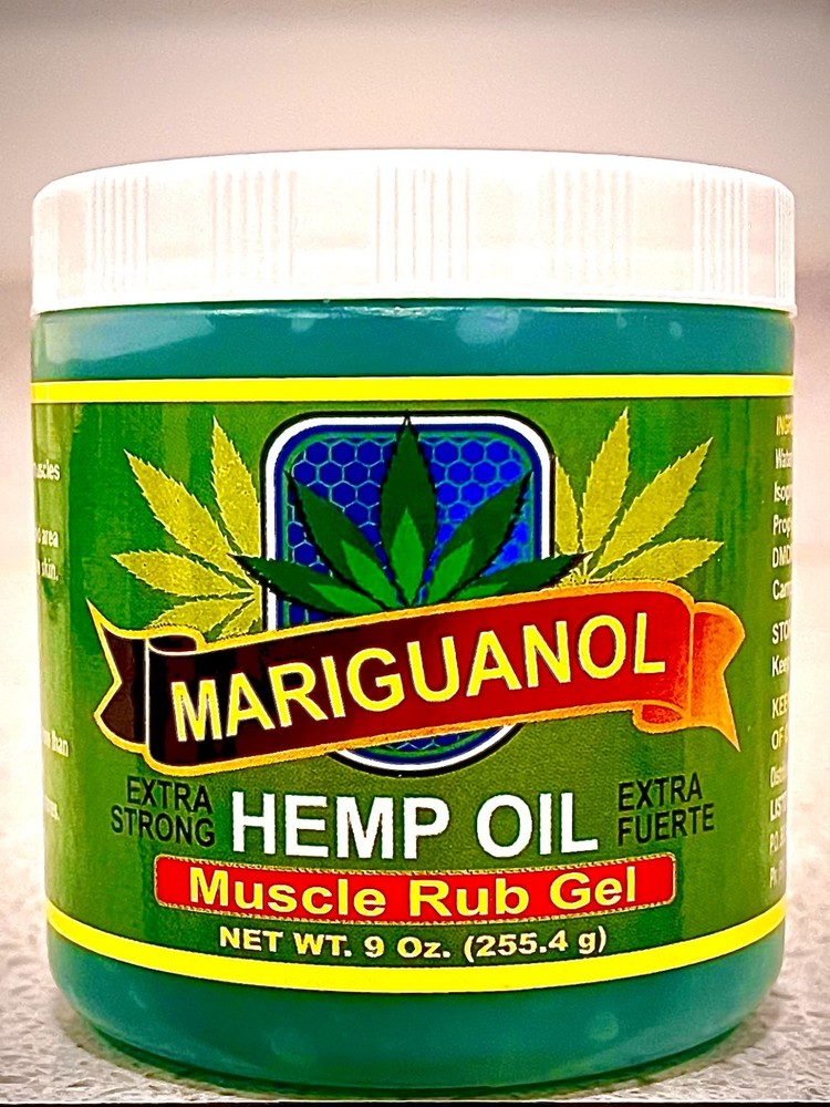 Hemp Oil Muscle Rub Gel 9 Oz EXTRA STRONG FORMULA SHIPS FREE!