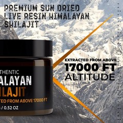 Himalayan Shilajit | Most Potent 60 Days Sundried 40X Pure Himalayan Shilajit+