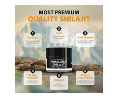 PakShilajit® Gold-Grade Shilajit Resin 15g – 84+ Minerals, 45–70 Days Sun-Dried