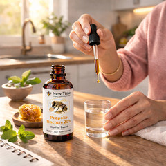 Bee Propolis Tincture 20% – 3 Bottles (3 × 30 mL) Alcohol-Based Liquid Extract
