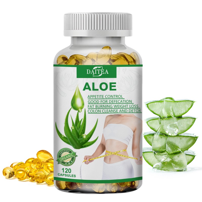 Aloe Vera Extract 5000mg Fat Burning Weight Loss Digestive Health 120 Capsules
